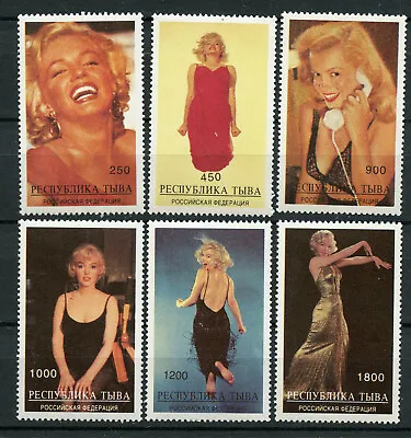 Marilyn Monroe Movie Star Mnh Set Of 6 Stamps Celebrity (t2) • $1.95