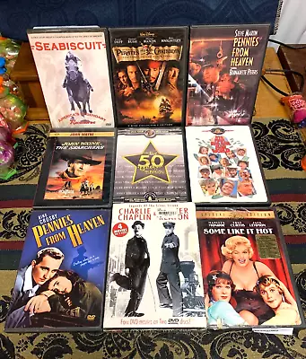 Lot Of (11) DVDs - Western Comedy Oldies Drama (3) New ALL W/cases In EX COND • $27.99