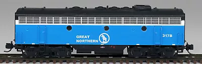 InterMountain N Scale 69725 Great Northern Big Sky Blue  EMD F7B Locomotive • $161.45