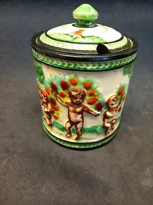 Marutomo Ware Preserve Pot With Cherub / Children Design  • £9.99