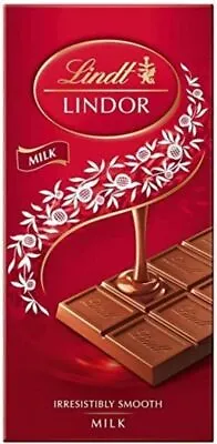 Lindt LINDOR White Chocolate Bar - 100 G FREE  DELIVERY • £2.95