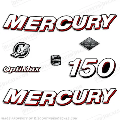 Fits Mercury 2006 150hp Optimax Decal Kit - Decals For Outboard Engines • $99.95