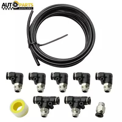 $16.99 • Buy PUSH LOCK Vacuum Fitting Kit Turbo Wastegate & Solenoid For Turbo Vehicles