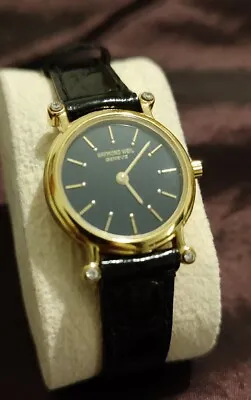Raymond Weil 9934 18ct Gold Electroplated Ladies Quartz Watch • £60