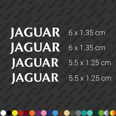X4 JAGUAR Calliper Sticker Restoration Decal Kit High Temp - White • $23