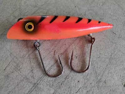 Vintage SparX Plug Salmon Fishing Lure Pearl Pink USA • $19.99