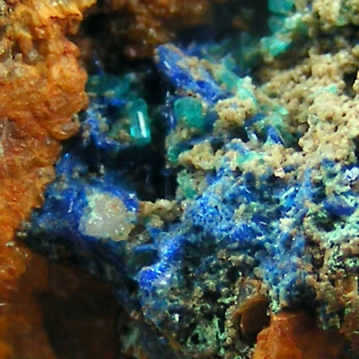£47.25 • Buy Linarite Crystals Red Gill Mine Caldbeck Cumbria UK Mineral Specimen 4.5cm 100g