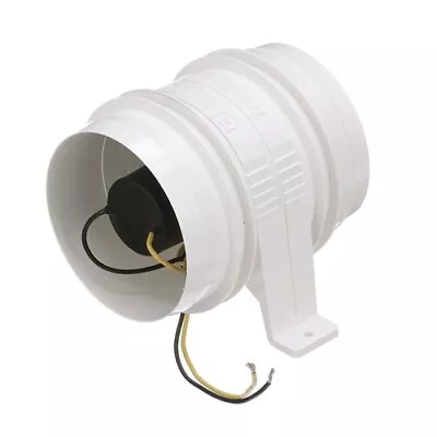 Attwood Marine Turbo 4000 Series Ii Water-Resistant In-Line Blower - 12V White • $41.58