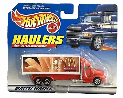 Hot Wheels Haulers Mcdonalds Truck 1997 • $12.99