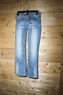 Miss Me Girls Jeans Size 14 Cotton Blend Excellent Preowned Condition Distressed • $24