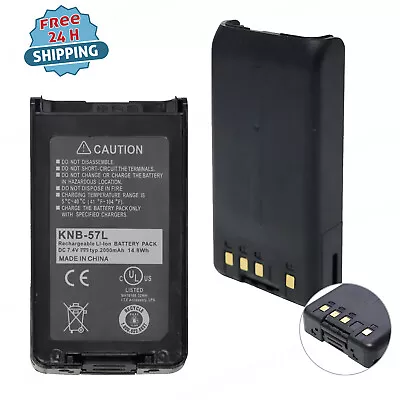 2000mAh Battery KNB-57L Fit For Kenwood TK-2360 TK-3360 TK-2173 Ship In 24 Hrs • $21.52