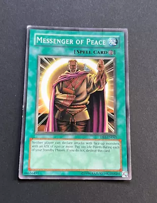 Yugioh! Messenger Of Peace - Unlimited DB1-EN065 Common (MP/HP) 1996 • $3.50