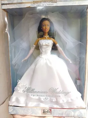 RARE 2000 Barbie Millennium Wedding The Bridal Collection Doll Toy - Brand New • $144.73