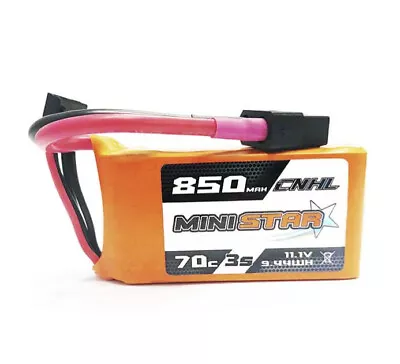 CNHL MiniStar 850mAh 11.1V 3S 70C Lipo Battery With XT60 Plug • $28.23