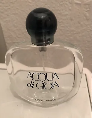 Empty Giorgio Armani Acqua Di Gioia Perfume Bottle 50 Ml • £1.99