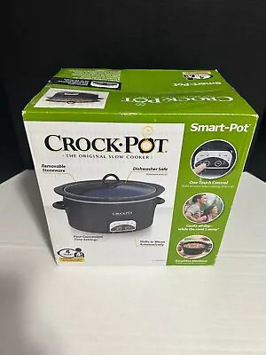 NEW Smart-Pot Crock Pot Digital Control 4 Quart Original Slow Cooker Stainless • $44.99