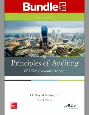 $399.99 • Buy Loose-Leaf For Principles Of Auditing And Other Assurance Services