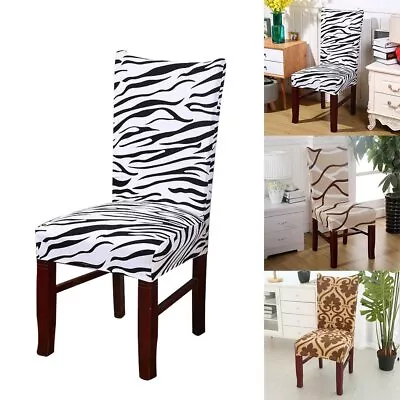 Stretch Chair Cover Seat Covers Spandex Lycra Washable Banquet Wedding Party NCZ • $11.99