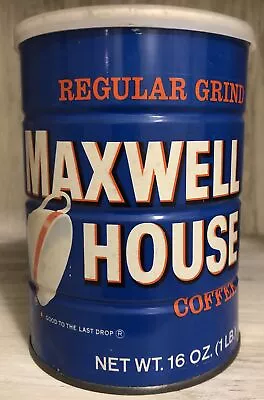 Vintage Maxwell House Coffee Can • $16.95