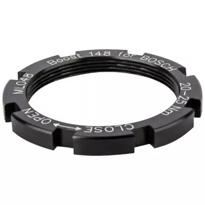 Full Speed Ahead EBike Lockring For Bosch - Boost148 Anodized Black • $17