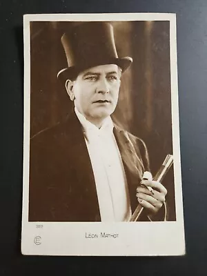 Old Leon Mathot Actor Postcard • $3.20