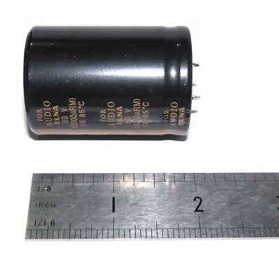 ELNA LAO 10000uF 80V Audio Top Power Electrolytic Filter Capacitor HIFI 1PCS • $15.90