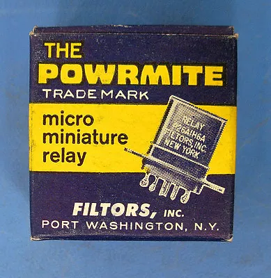 **Lot Of 5** FILTORS RELAY P26AIC6A-1 Powermite Micro-Miniature Relay 8967560 • $25.63