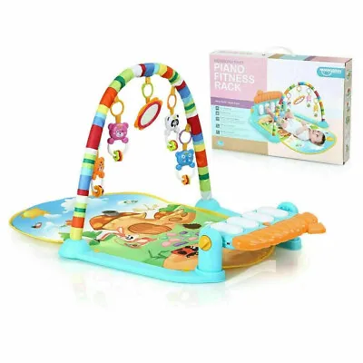 Gym Play Mat Baby Newborn Kid 3 In1 Fitness Music Lay Fun Piano Boy Girl Gift Uk • £15.29