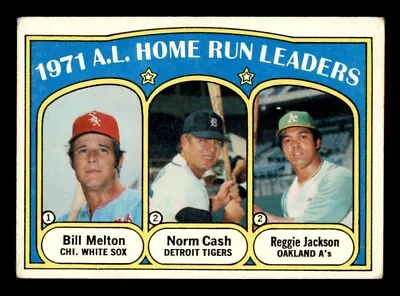1972 Topps Baseball #90 A.L. Home Run Leaders Jackson VG *d3 • $6