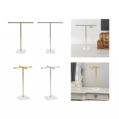 Jewelry Organizer Metal Jewelry Display Stand Necklace Hanger Jewelry Holder For • $24.07