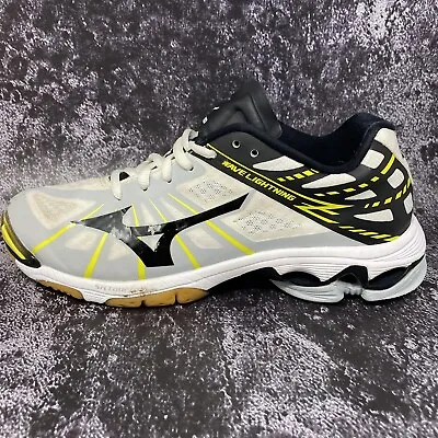 Mizuno Wave Lightning Z Women's White Black Volleyball Sneakers Shoes Sz 9 M • $17.99