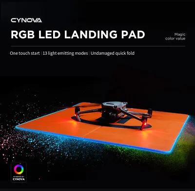 $75.99 • Buy LED RGB Parking Landing Pad Protector Apron For DJI Mini 3 Pro / Avata Drone