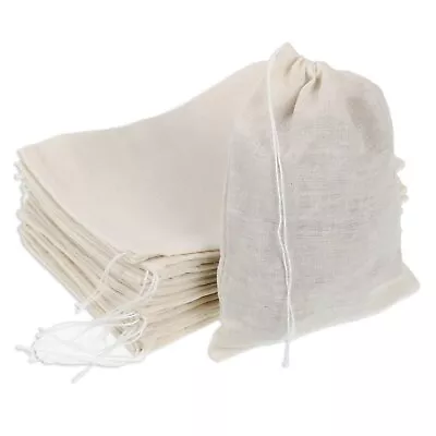 30 Pack Muslin Bags Drawstring Bags Cotton Bags For Gifts 5 X 7 Inch • $18.98