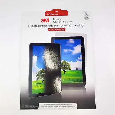 3M Privacy Screen Protector Clear For Motorola Xoom Unopened • $9.89