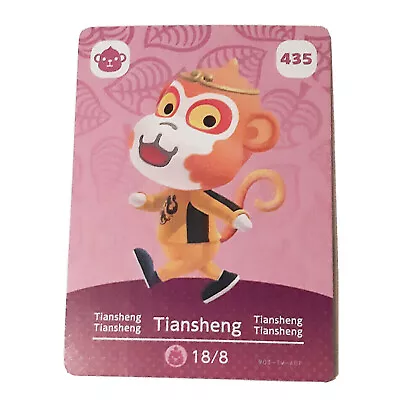 $6.95 • Buy Animal Crossing Series 5 Amiibo Cards New Horizons - Tiansheng 435