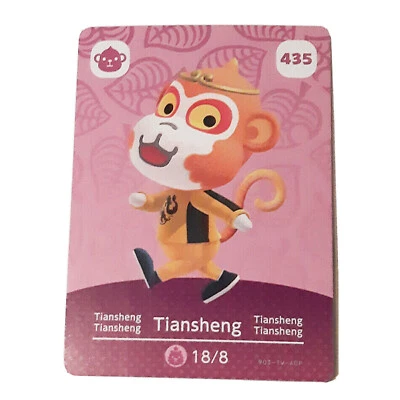 $6.95 • Buy Animal Crossing Series 5 Amiibo Cards New Horizons - Tiansheng 435