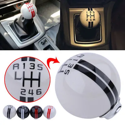 White Manual Stick Gear Shift Knob Handle 6 Speed For Ford Mustang Shelby GT500 • $19.99