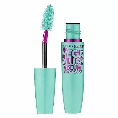 Maybelline Volume Express Mega Plush Washable Mascara Blackest Black • $5.99