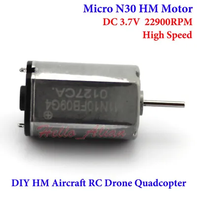DC 3V~6V 3.7V 22900RPM High Speed 12mm Micro Mini N30 DC Motor RC HM Model DIY • $1.50