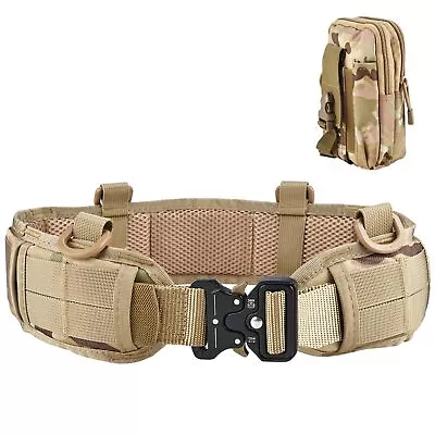 Tactical Battle Belt SetMolle Tactical Belt Duty Belt With Metal Buckle • $38.99