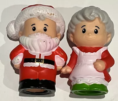 Mattel 2013 Little People Mr & Mrs Santa Claus Replacement Christmas Figures • $9