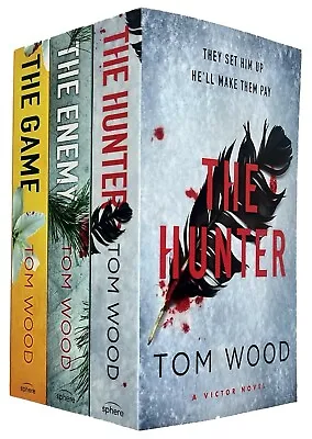 £13.98 • Buy Victor The Assassin Series Tom Wood Collection 3 Books Set Hunter, Enemy,Game