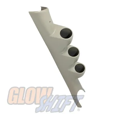 GlowShift Taupe Triple Gauge 52mm Pillar Pod For 03-09 Dodge Ram 1500 2500 3500 • $56.99