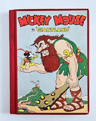 Mickey Mouse In  Giantland  Book 1934 -Beautiful Condition • $120