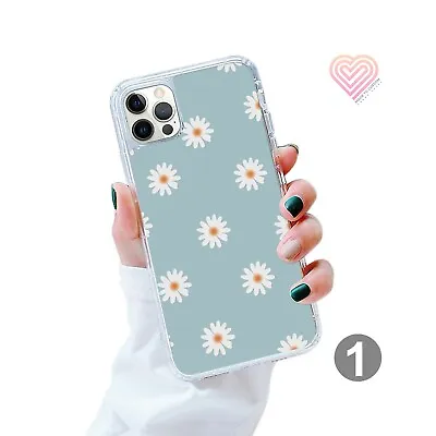 Flowers Gel Phone Case Cover For Apple Samsung Initial Name - 171-1 • £5.90