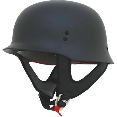 New Afx Fx-88 Flat Black German Style Helmet Harley Bobber Victory Free Ship  • $74.95