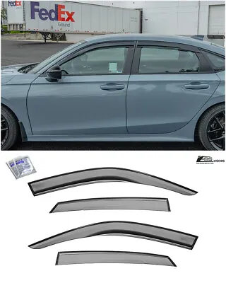 For 22-Up Honda Civic Integra JDM Mugen Style Side Vent Window Visors Rain Guard • $37.99