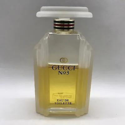 FAB! Vintage Gucci No 3 Eau De Toilette Splash 1fl.oz / 30ml No Box • $79.99