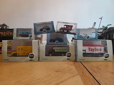 8 X OXFORD DIECAST Model Vehicles 1/76 Scale • £37.99