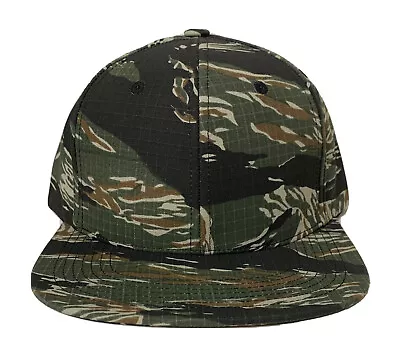 Ripstop Tiger Stripes Army Military Camo Camouflage Baseball Cap Hat Snapback Os • $17.99